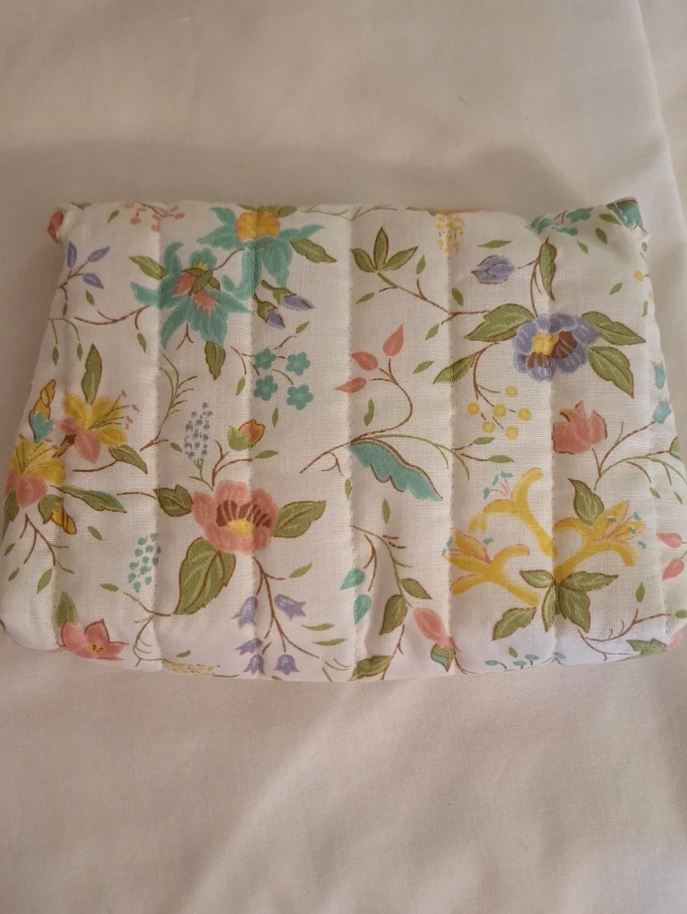 Floral Quilted Make-up Bag